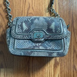 Coach Python Leather Crossbody Bag EUC